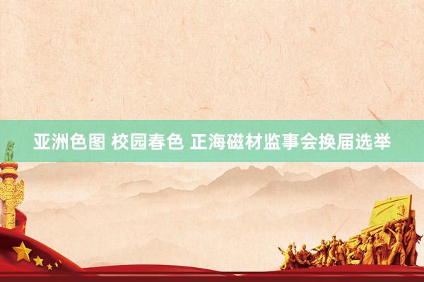 亚洲色图 校园春色 正海磁材监事会换届选举