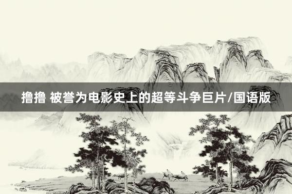 撸撸 被誉为电影史上的超等斗争巨片/国语版