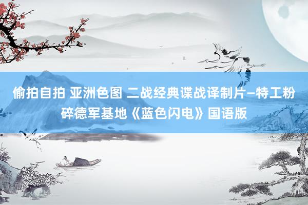 偷拍自拍 亚洲色图 二战经典谍战译制片—特工粉碎德军基地《蓝色闪电》国语版